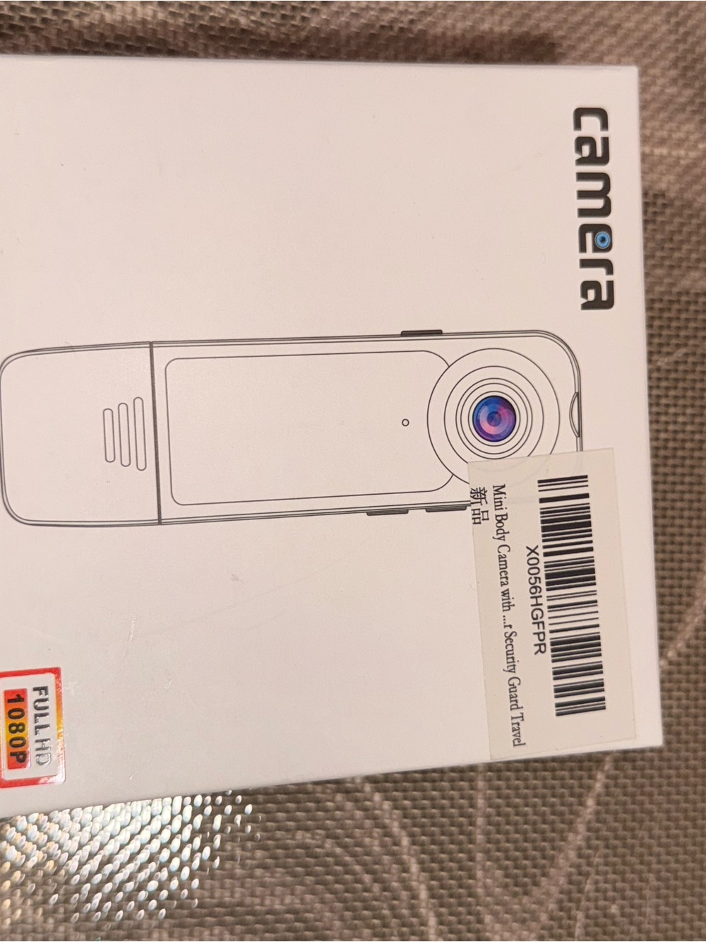 Camera Mini Body Camera - White
